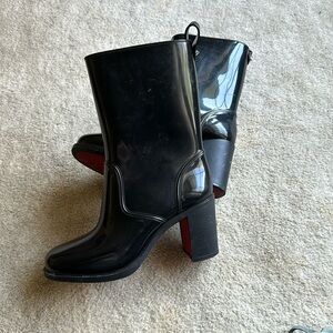 Christian Louboutin heeled boots with rubber sole